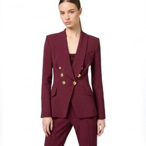 WHBM Trophy Double Breasted Blazer 8 Crimson Red